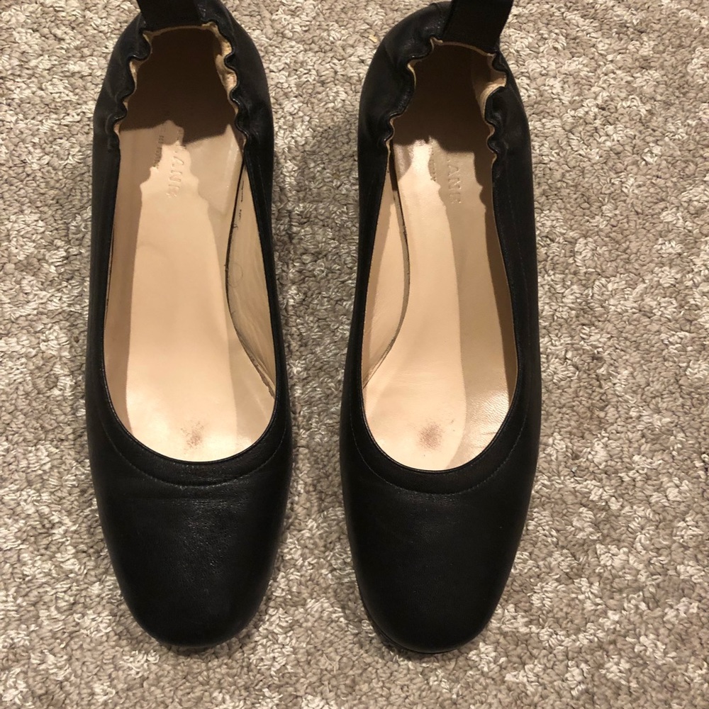 Everlane The Day Heel - 2 inch Black block heel